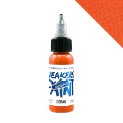 Peinture Cuir SneakArts Corail